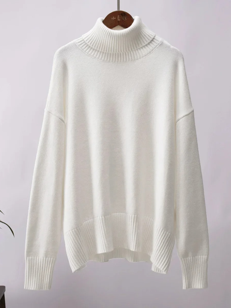Moda Coltrui Dames - Oversized Gebreide Trui, Zacht en Comfortabel