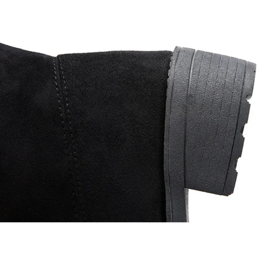 Moda Overknee Laarzen - Dameslaarzen, Comfortabele Stretch Stof, Trendy Look