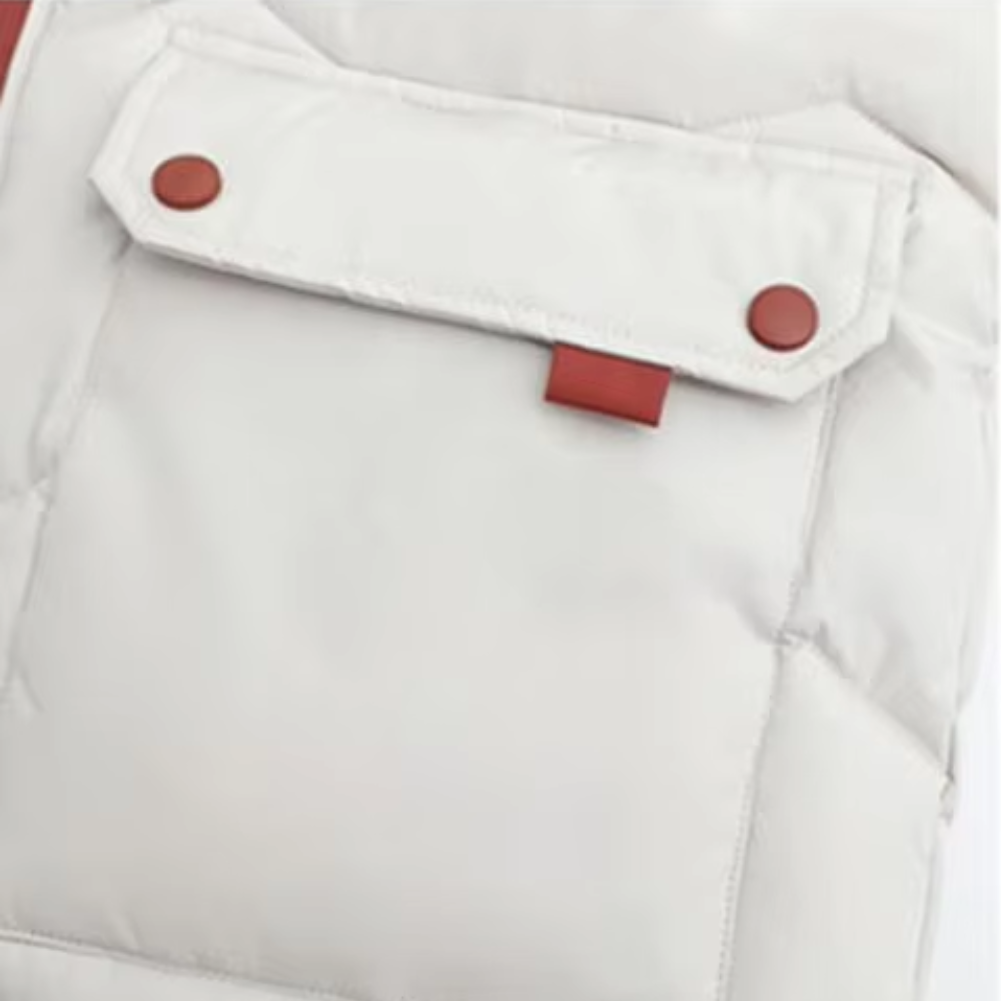 Moda Lange Winterjas Dames - Gewatteerd Met Capuchon En Praktische Zakken