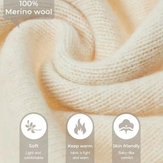 Moda Wollen Vest Dames Kabelgebreid - Met Knopen en Lange Mouwen