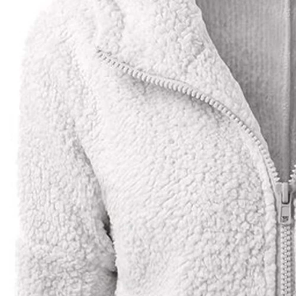 Moda Fleece Vesten Dames Met Rits En Zakken - Warme Casual Jas
