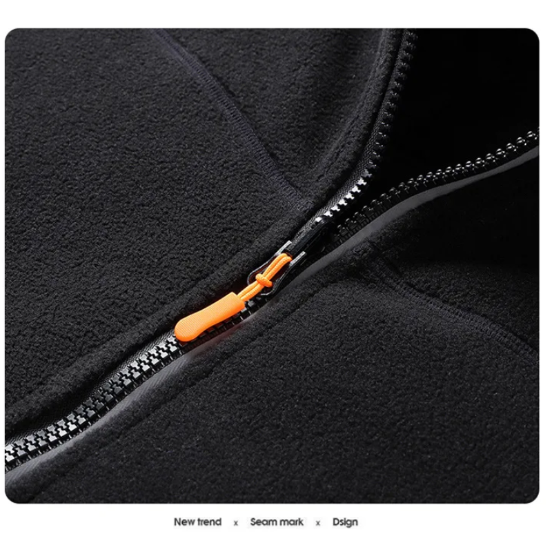 Moda Fleece Vesten Dames met Hoge Kraag en Rits, Warm Gevoerd Ontwerp