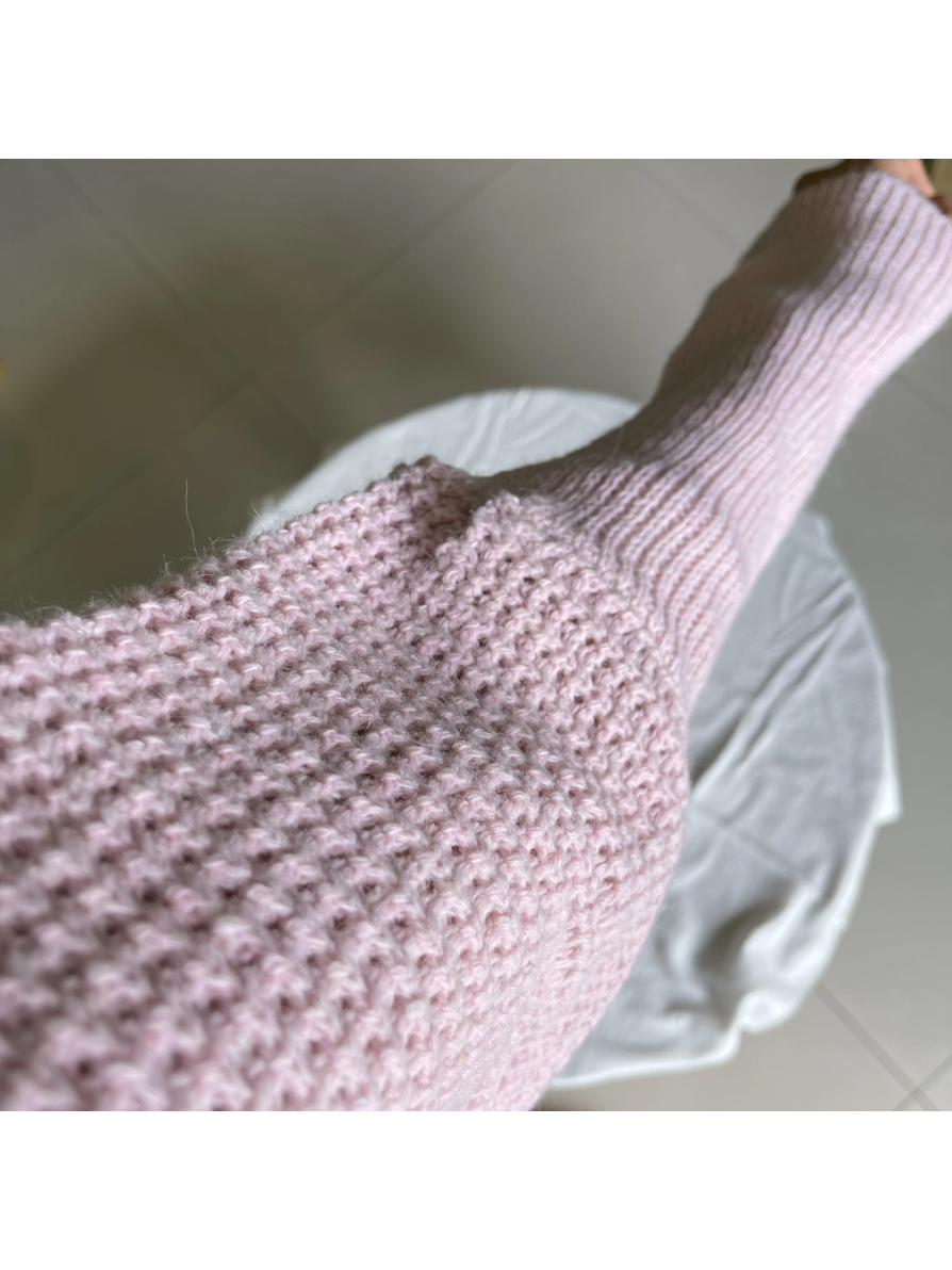 Moda Lange Vesten Dames - Oversized Gebreid Vest, Open Voorkant