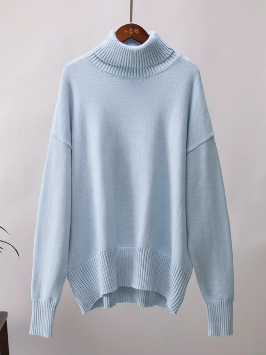 Moda Coltrui Dames - Oversized Gebreide Trui, Zacht en Comfortabel