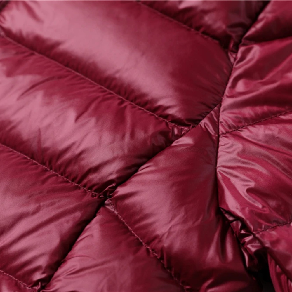 Moda Puffer Jas Dames - Slim Fit Lange Gewatteerde Winterjas