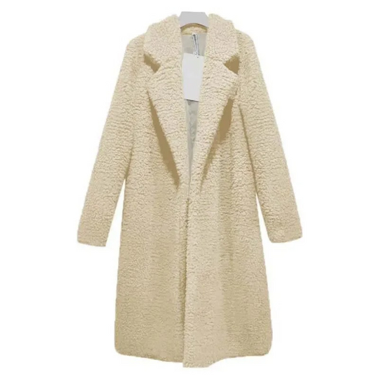 Silvane - Stijlvolle Teddy Jas Dames - Lange Fleecejas voor Koude Dagen