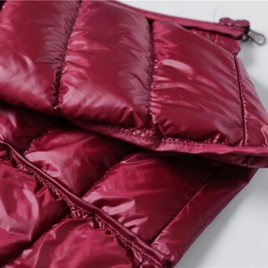 Moda Puffer Jas Dames - Slim Fit Lange Gewatteerde Winterjas