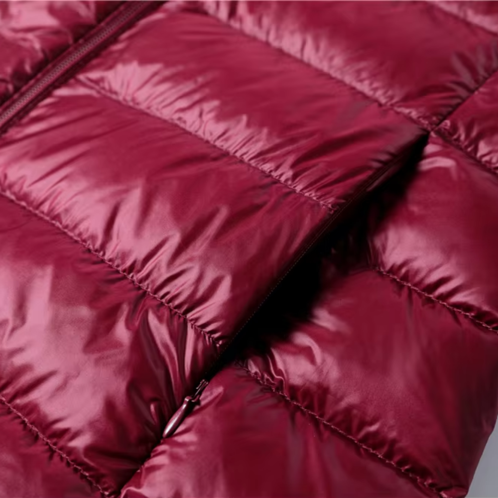 Moda Puffer Jas Dames - Slim Fit Lange Gewatteerde Winterjas