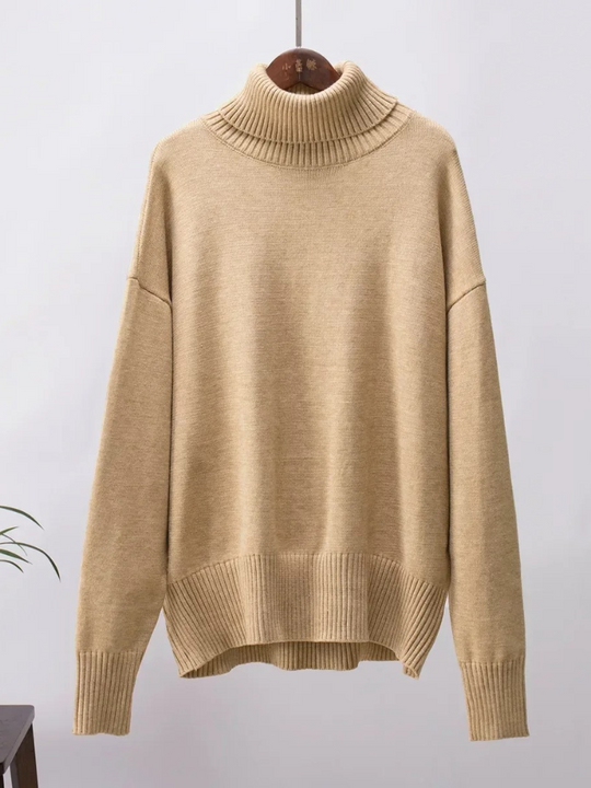 Moda Coltrui Dames - Oversized Gebreide Trui, Zacht en Comfortabel