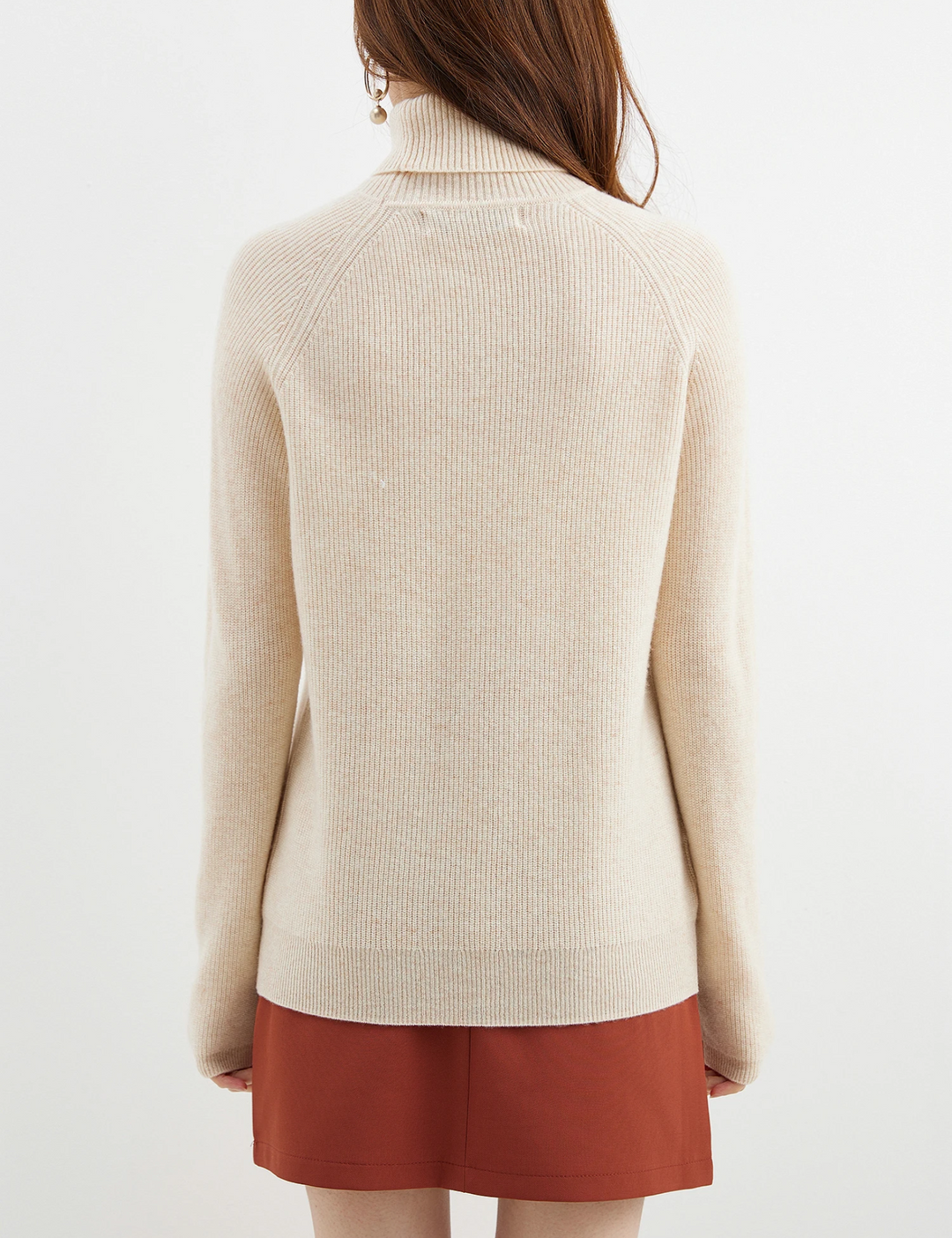 Moda Cashmere Trui Dames – Tijdloze Gebreide Coltrui, Warm & Comfortabel