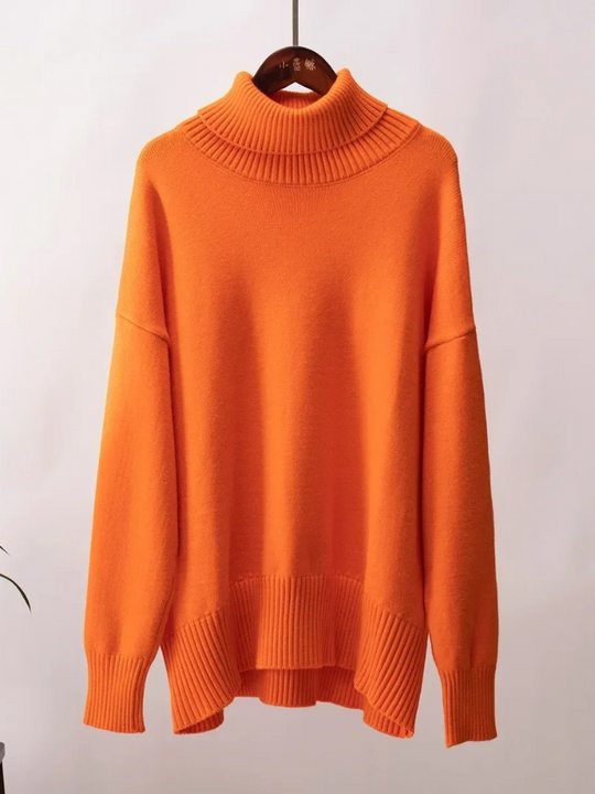 Moda Coltrui Dames - Oversized Gebreide Trui, Zacht en Comfortabel
