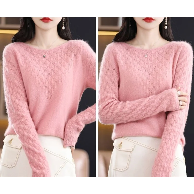 Moda Cashmere Trui Dames – Elegant Gebreid Design, Zacht & Warm