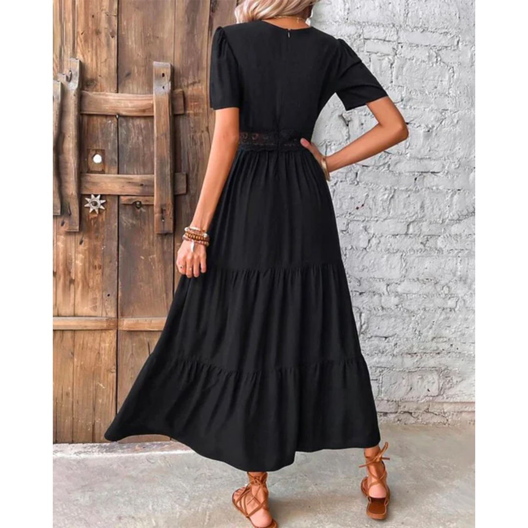 MODA - Zwarte Chique Jurk