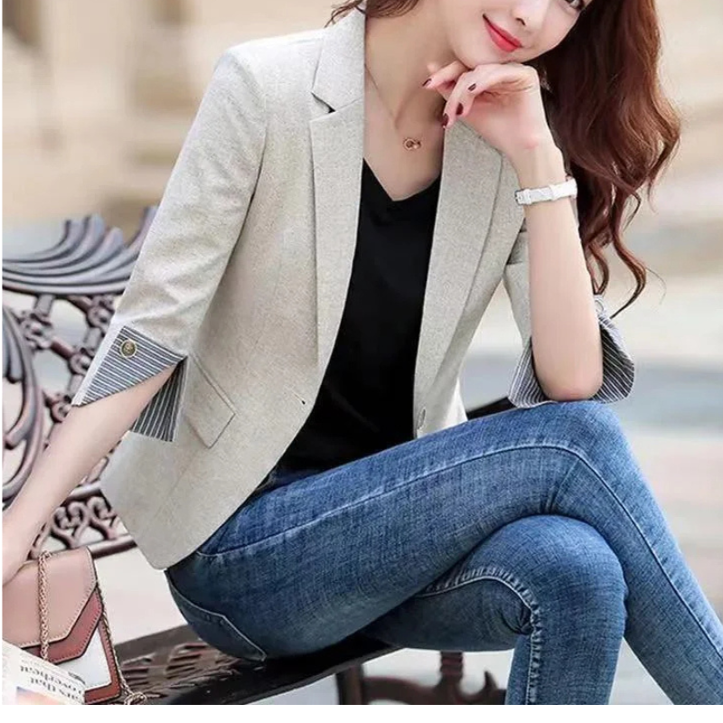 ChicPro - Elegante Dames Blazer Met Knoopdetails - Ideaal Voor Kantoor