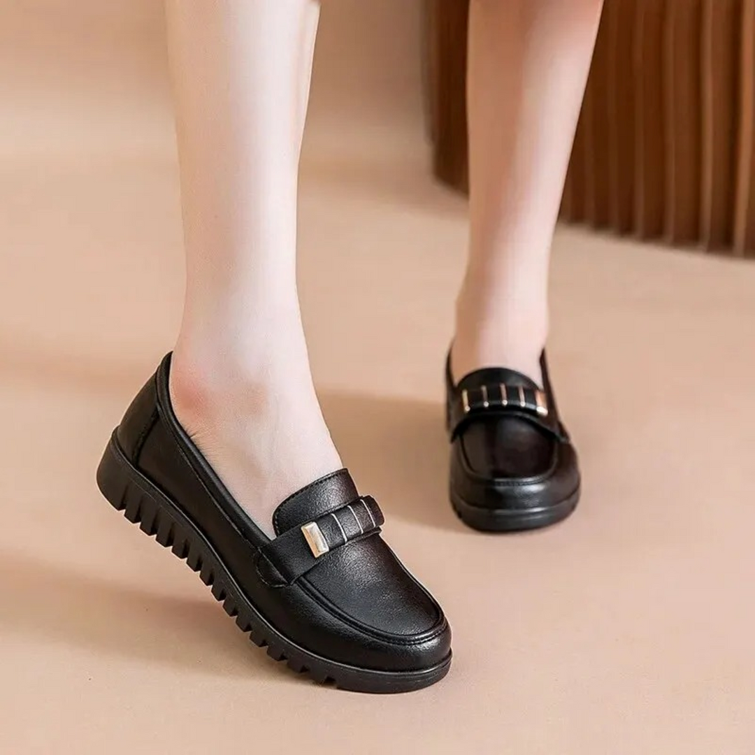 MODA slip on business formele stijl leren dames instappers