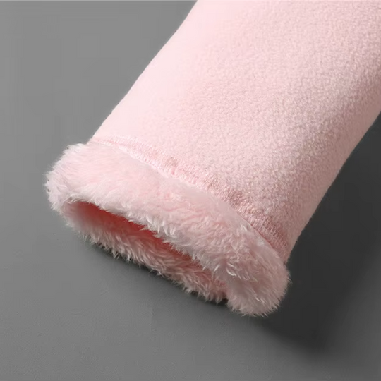 Moda Fleece Vesten Dames met Hoge Kraag en Rits, Warm Gevoerd Ontwerp