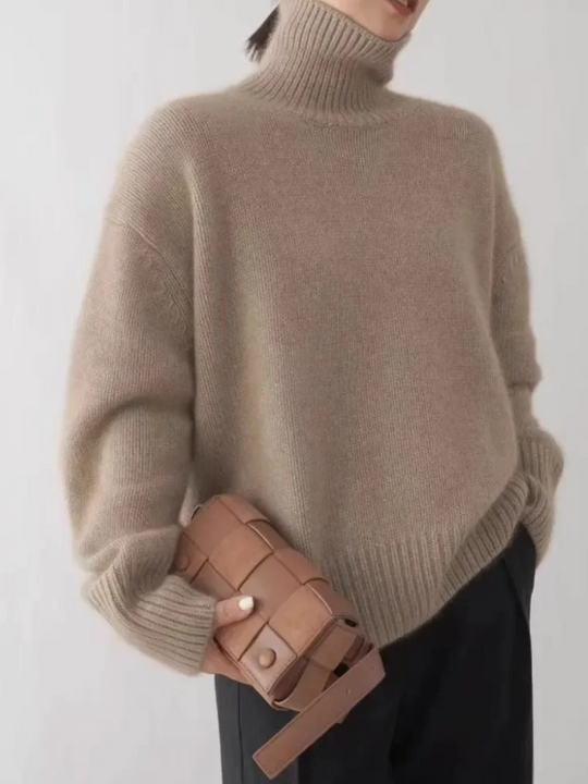 Moda Coltrui Dames - Oversized Gebreide Trui, Zacht en Comfortabel