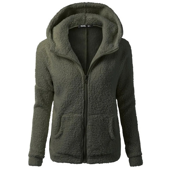 Moda Fleece Vesten Dames Met Rits En Zakken - Warme Casual Jas