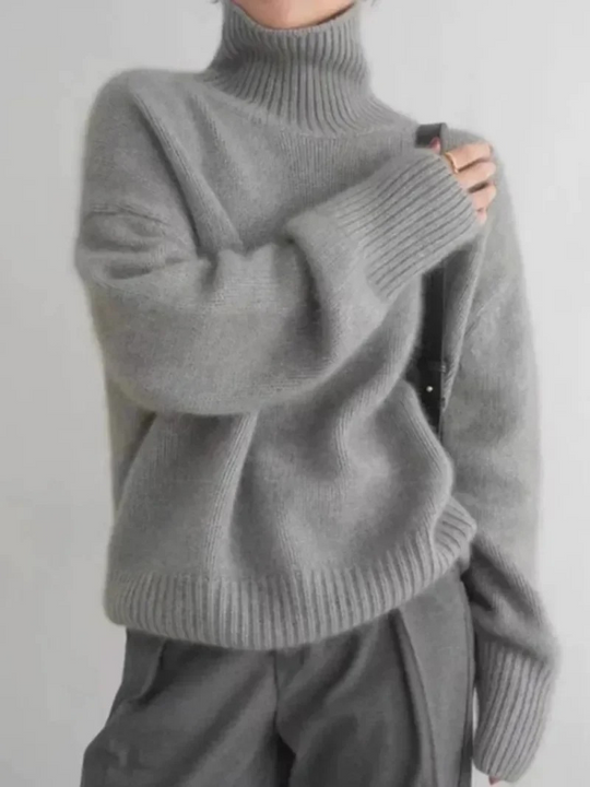 Moda Coltrui Dames - Oversized Gebreide Trui, Zacht en Comfortabel