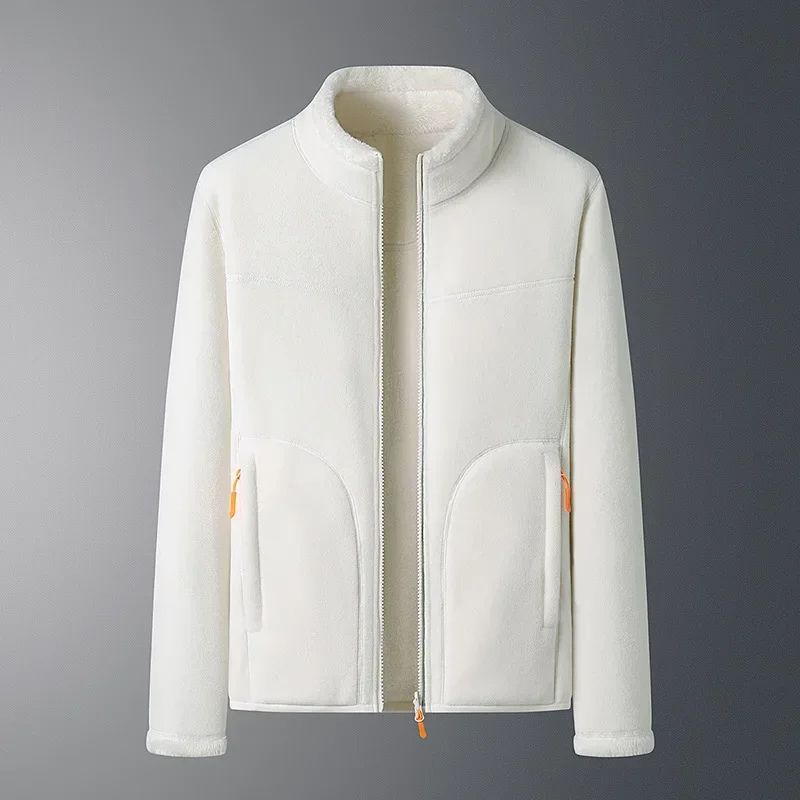 Moda Fleece Vesten Dames met Hoge Kraag en Rits, Warm Gevoerd Ontwerp