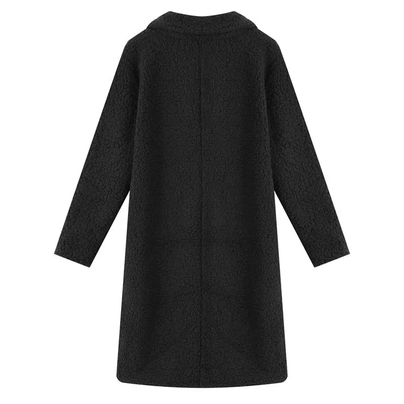 Silvane - Stijlvolle Teddy Jas Dames - Lange Fleecejas voor Koude Dagen