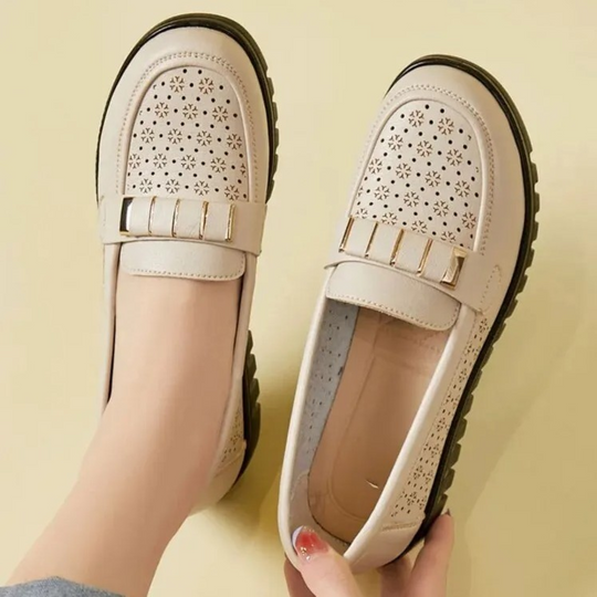 MODA slip on business formele stijl leren dames instappers
