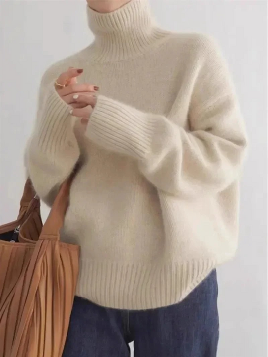Moda Coltrui Dames - Oversized Gebreide Trui, Zacht en Comfortabel