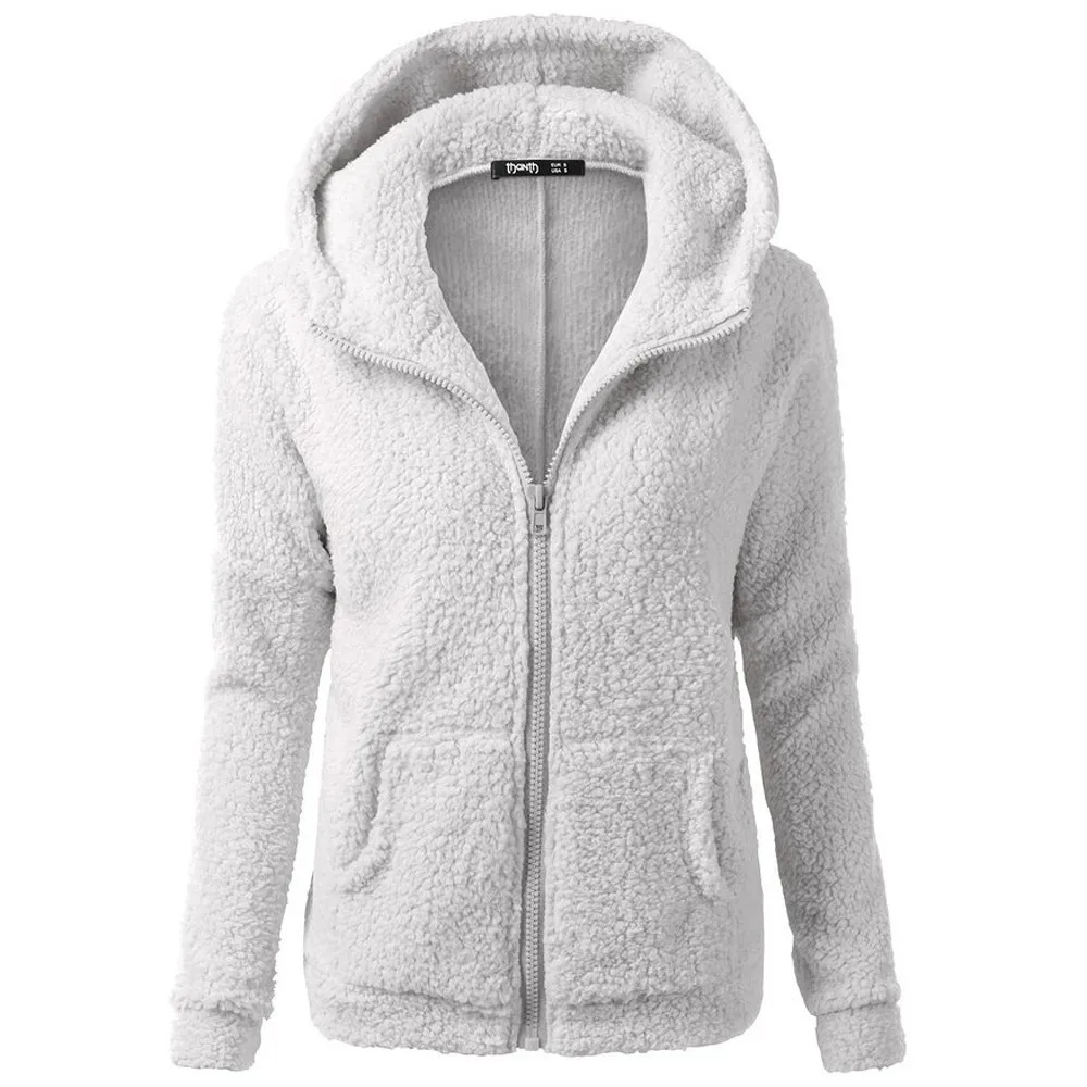 Moda Fleece Vesten Dames Met Rits En Zakken - Warme Casual Jas
