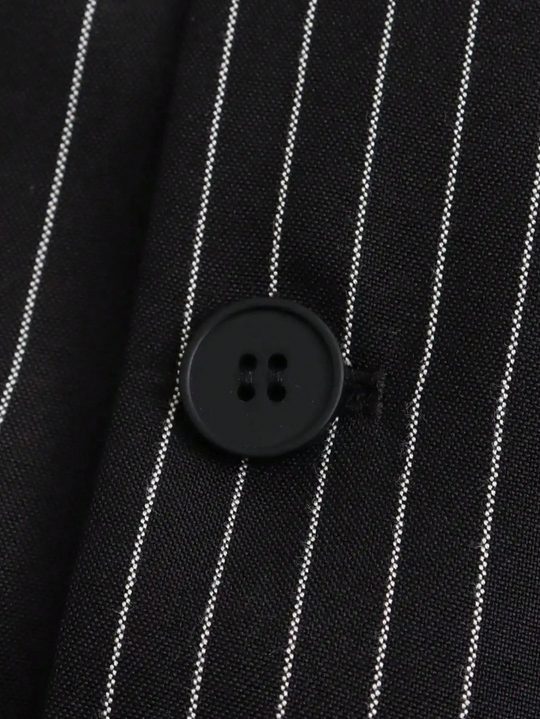 Sofisti - Formele Dames Blazer Met Strepen - Perfect Voor Kantoorlook
