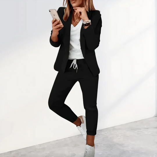 MODA - Blazer- en broekenset voor dames