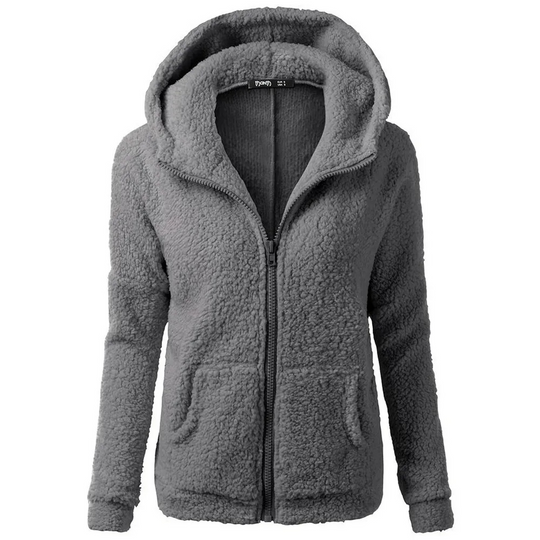 Moda Fleece Vesten Dames Met Rits En Zakken - Warme Casual Jas