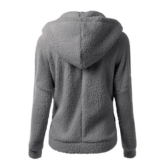 Moda Fleece Vesten Dames Met Rits En Zakken - Warme Casual Jas