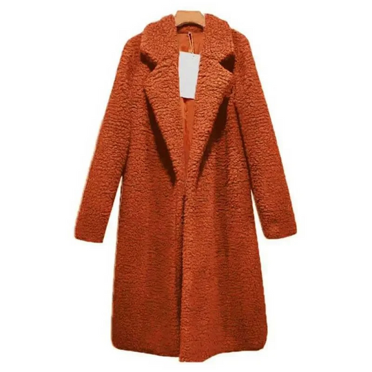 Silvane - Stijlvolle Teddy Jas Dames - Lange Fleecejas voor Koude Dagen