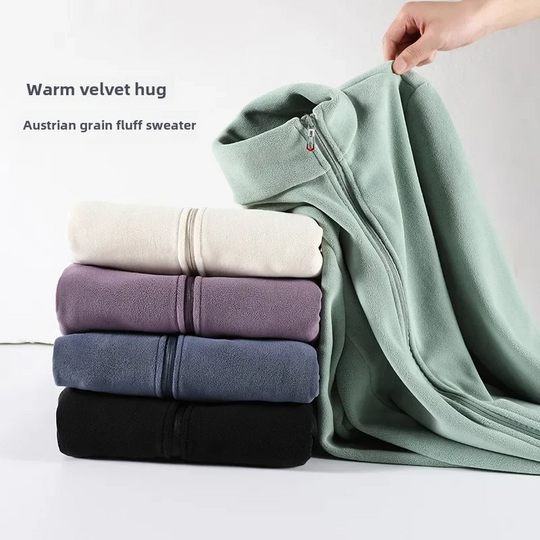 Moda Fleece Vesten Dames met Volledige Rits, Lichtgewicht en Comfortabele Pasvorm