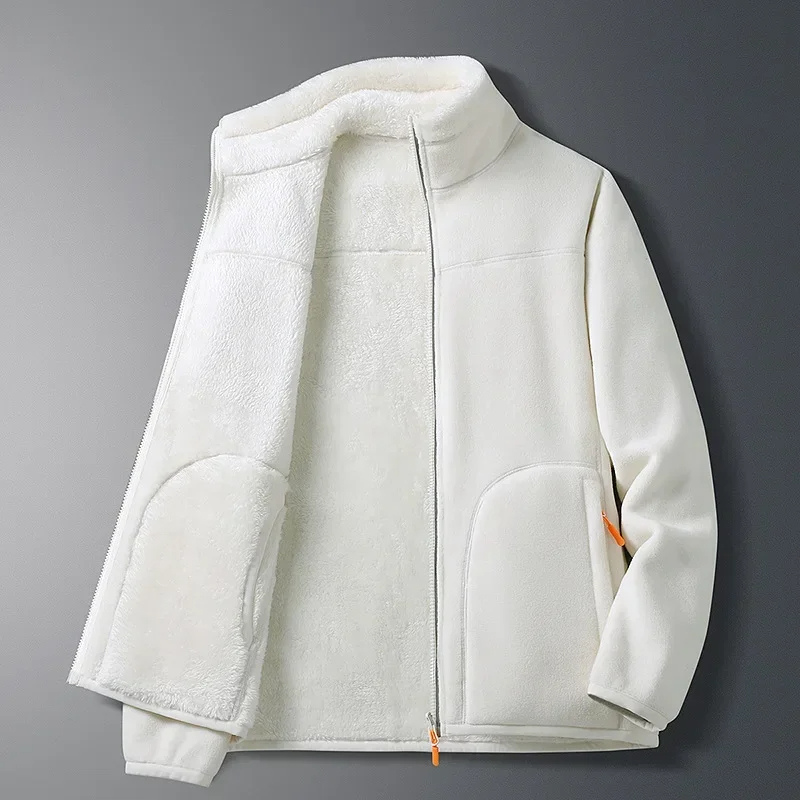 Moda Fleece Vesten Dames met Hoge Kraag en Rits, Warm Gevoerd Ontwerp