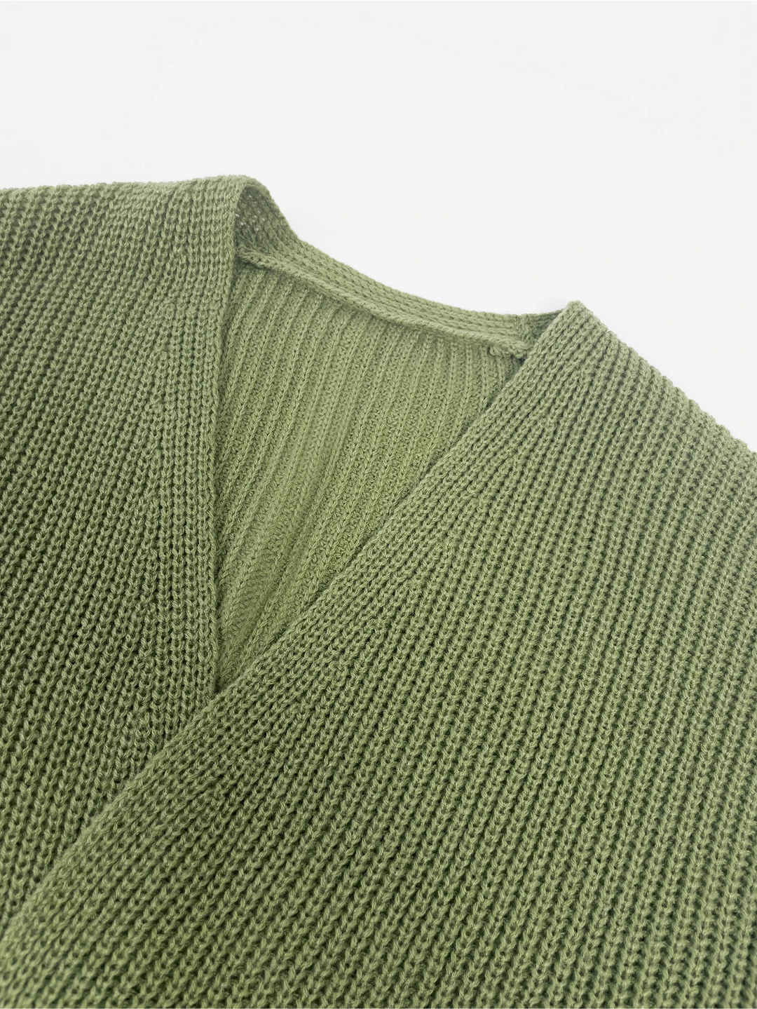 Moda Lange Vesten Dames - Grof Gebreid Open Vest
