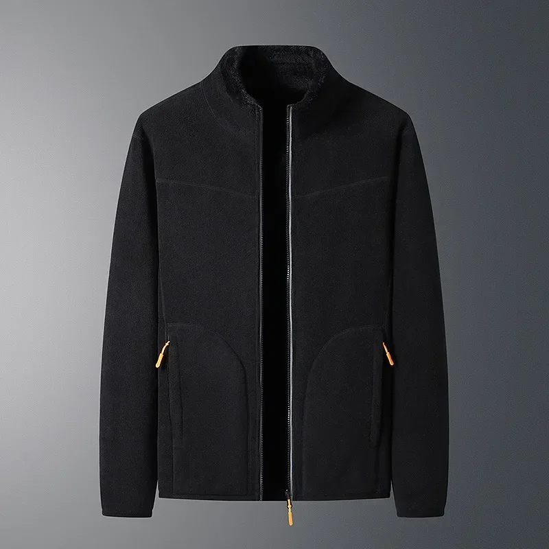 Moda Fleece Vesten Dames met Hoge Kraag en Rits, Warm Gevoerd Ontwerp