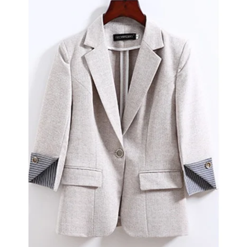 ChicPro - Elegante Dames Blazer Met Knoopdetails - Ideaal Voor Kantoor