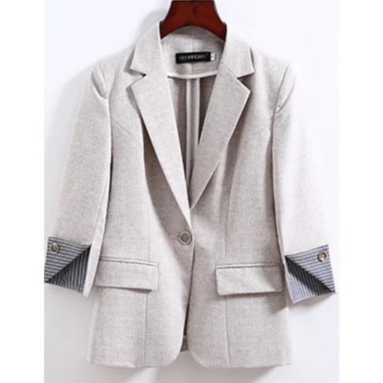 ChicPro - Elegante Dames Blazer Met Knoopdetails - Ideaal Voor Kantoor